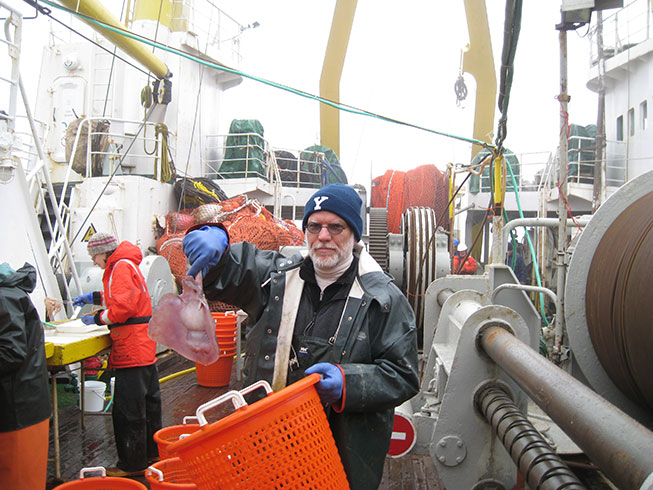 Grumpy Jon with skate